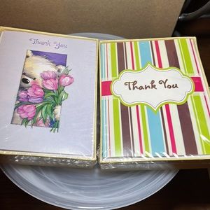 2 pks blank Thank You cards envelops -  $8